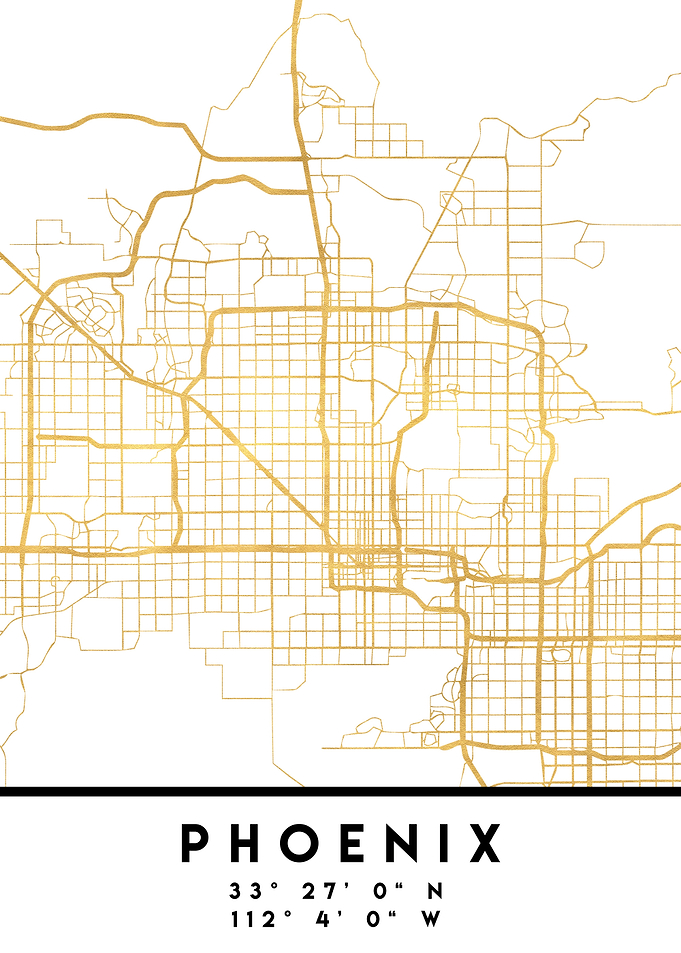 Phoenix Map Arizona