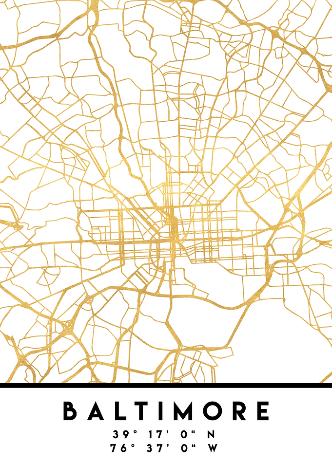 Baltimore Map Maryland