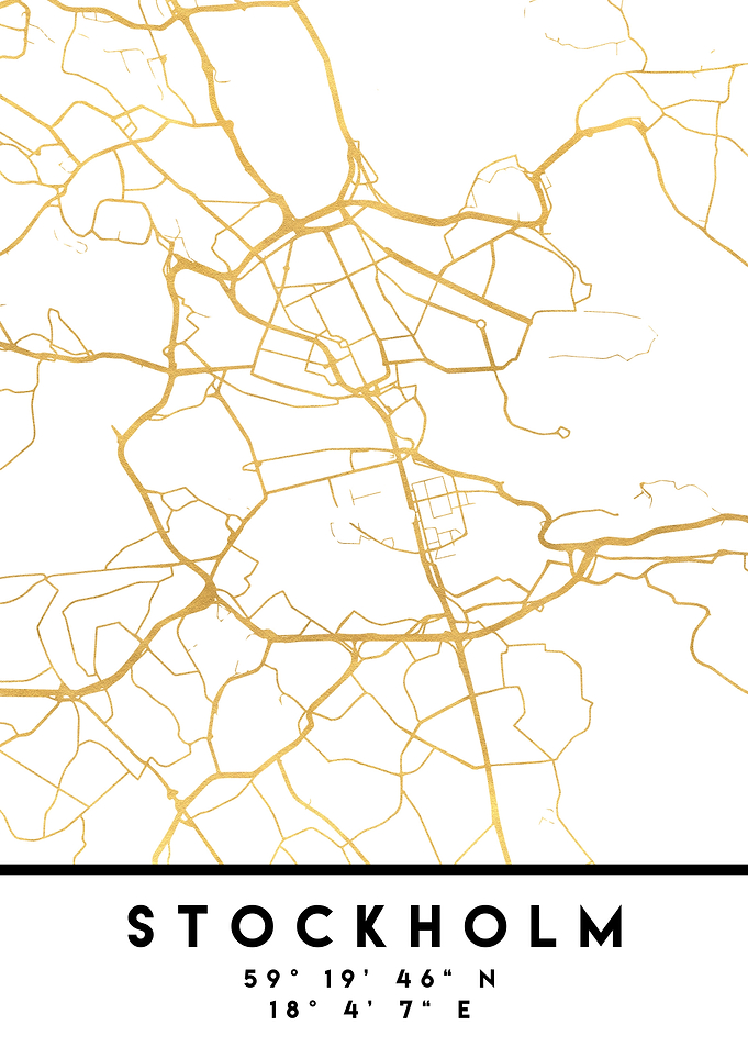 Stockholm Map Sweden
