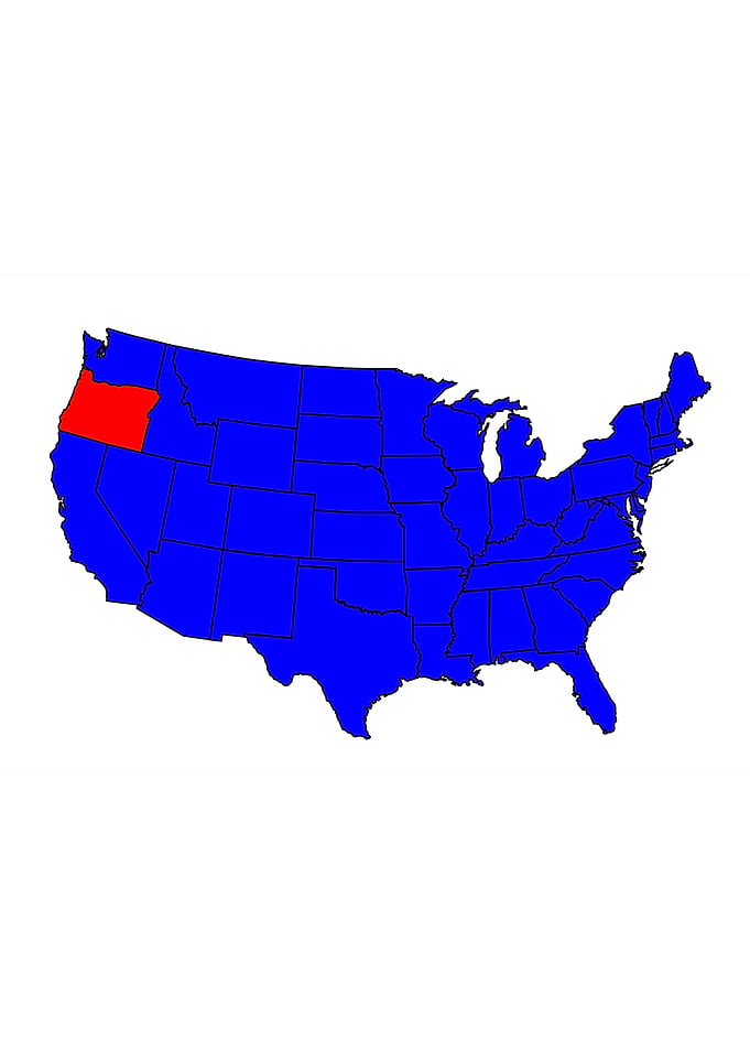 State of Oregon Location