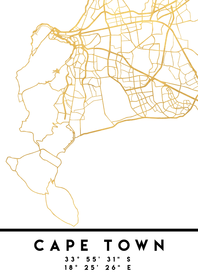 Cape Town Map South Africa
