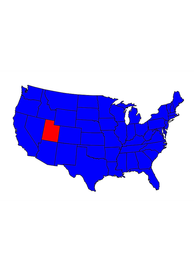 State of Utah Location