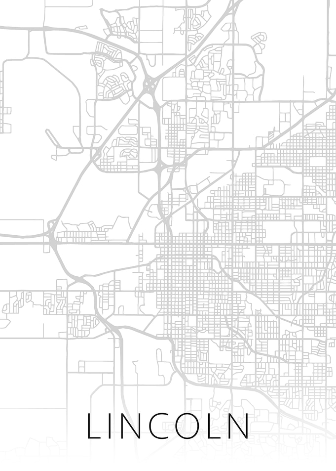 Lincoln Nebraska City Map