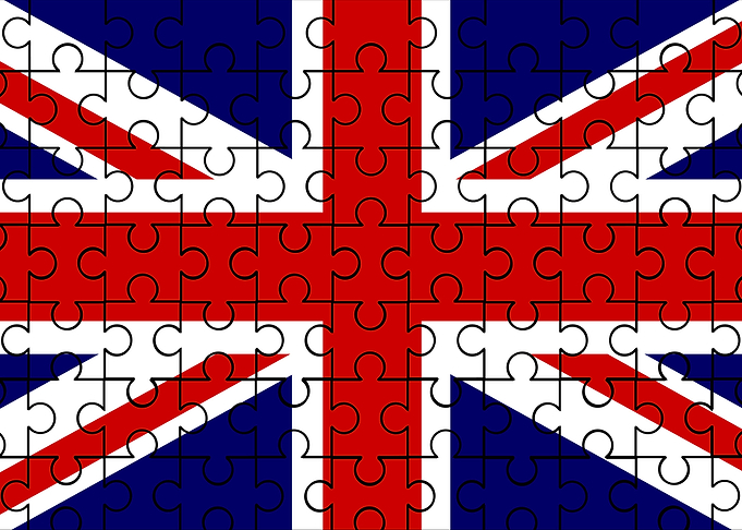 Union Jack Flag Jigsaw