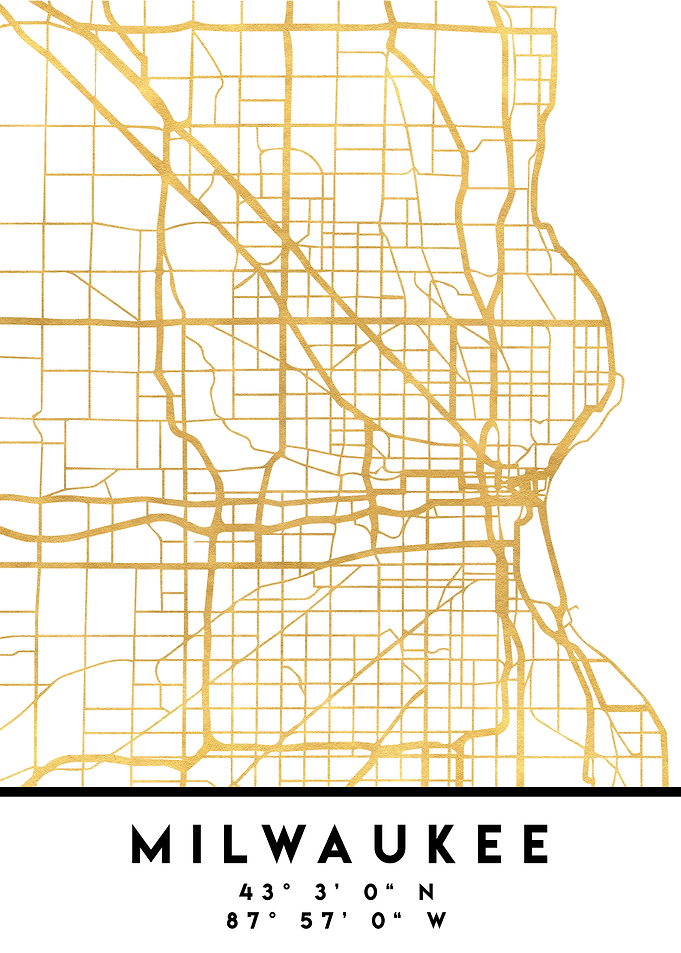 Milwaukee Map Wisconsin