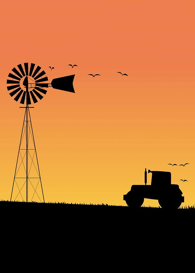 Farm Sunset
