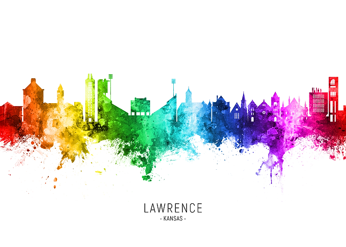 Lawrence Skyline Kansas
