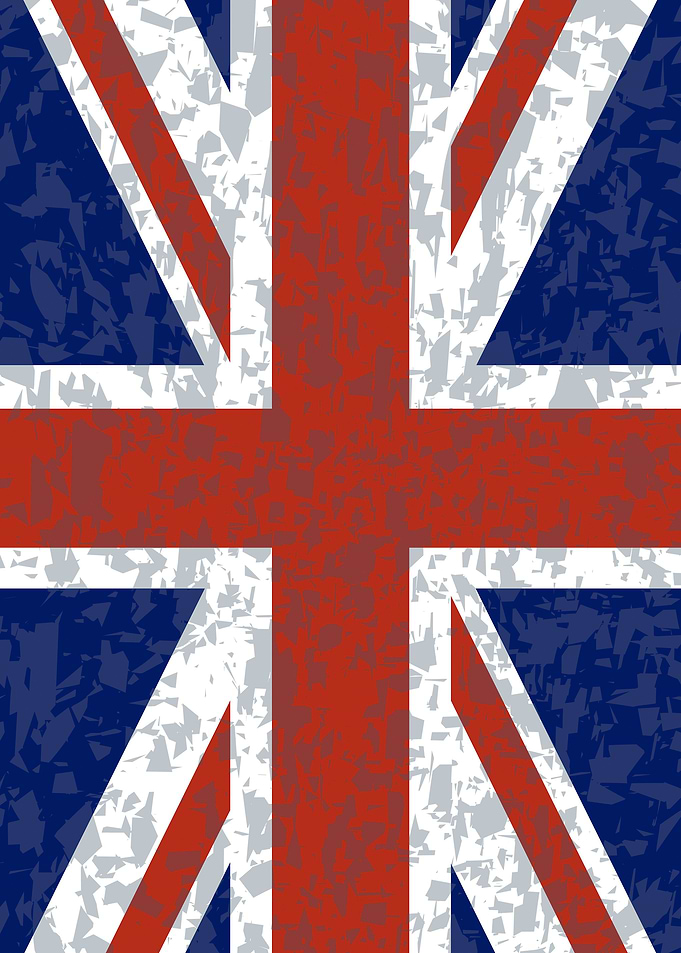 Grunge Union Jack Flag