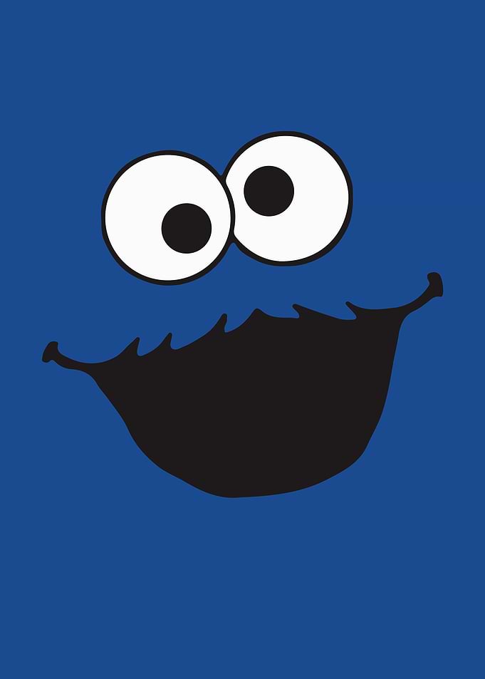 Cookie Monster Cute Face