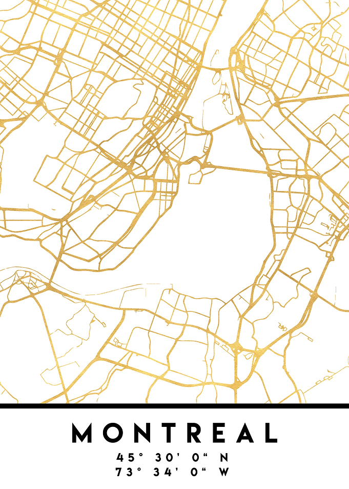 Montreal Map Canada