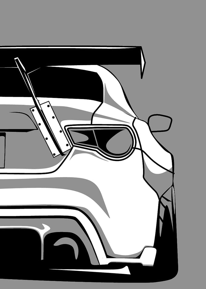 right back car Japanese