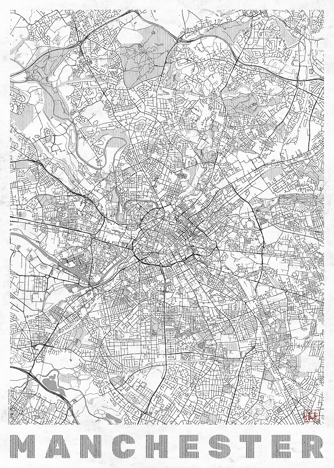 Manchester Map Line