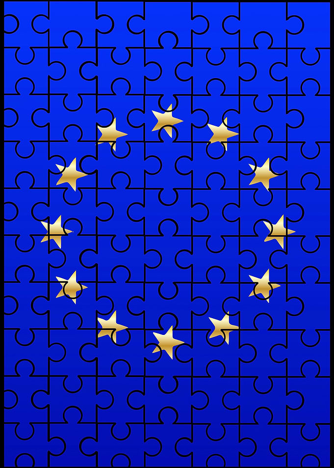 European Union Flag Jigsaw
