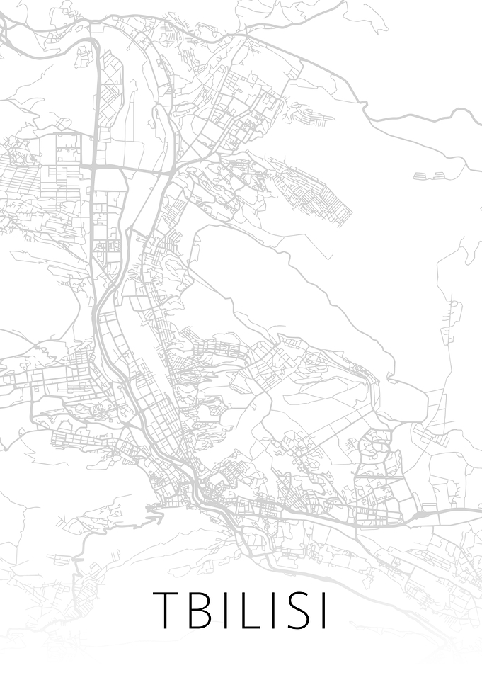 Tbilisi Georgia City Map
