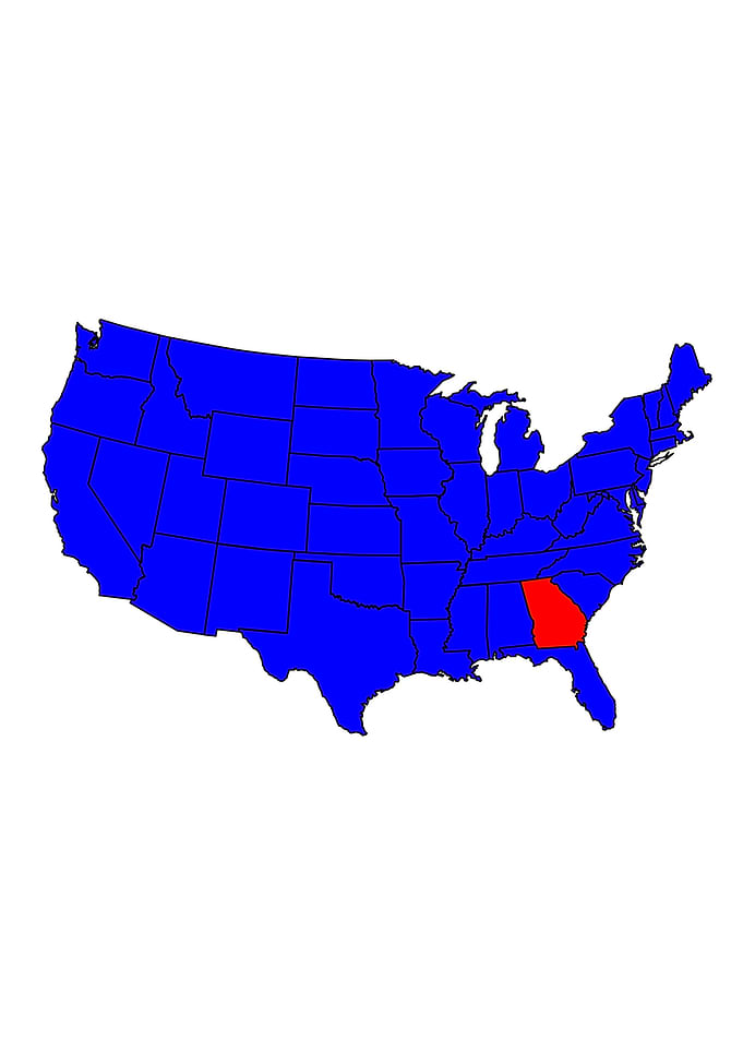 State of Georgia Location
