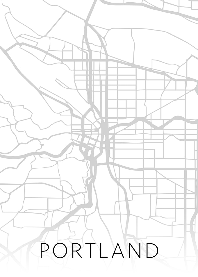 Portland Oregon City Map