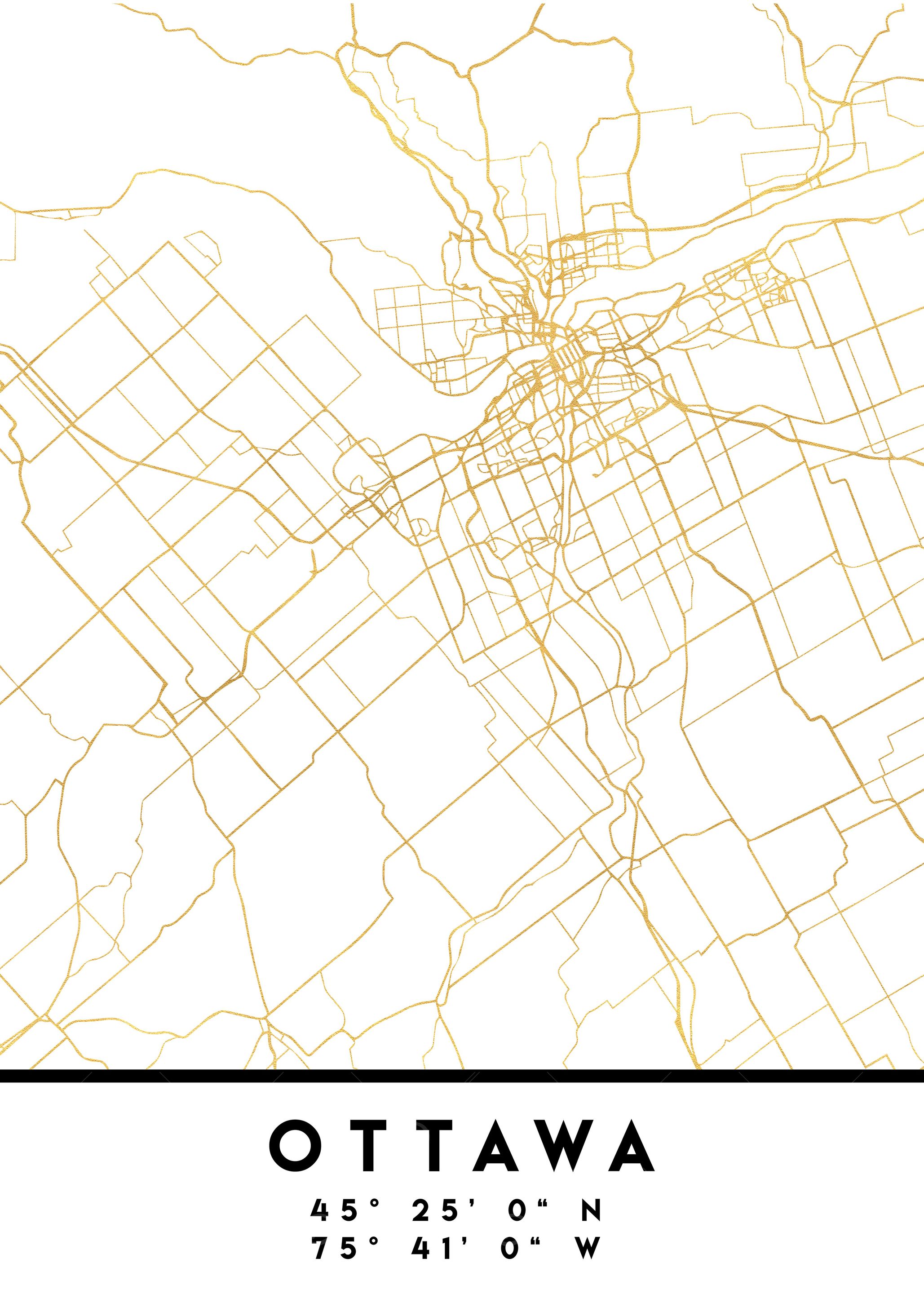 Ottawa Map Canada