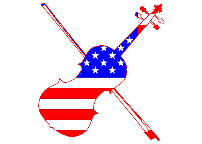 Stars And Stripes Fiddle