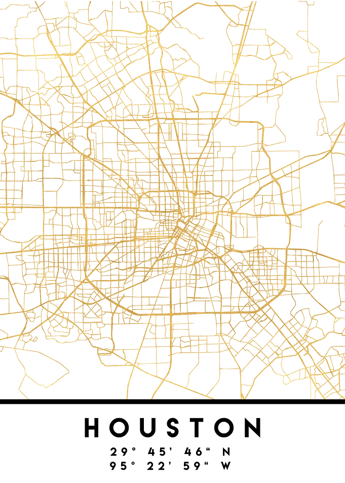 Houston Map Texas