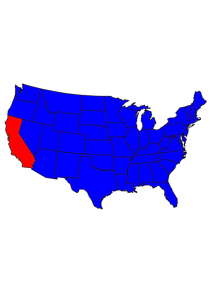 State of California Map