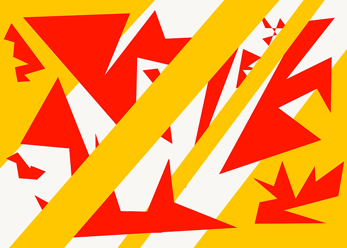 Red and yellow