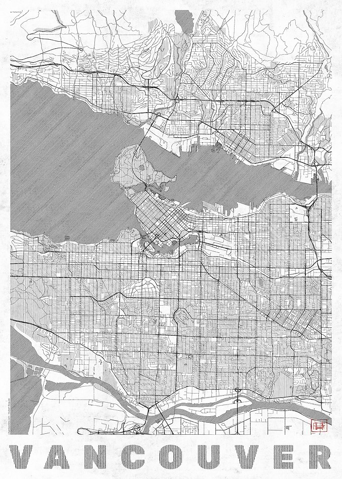Vancouver Map Line