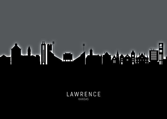 Lawrence Skyline Kansas