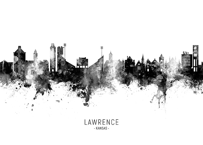 Lawrence Skyline Kansas