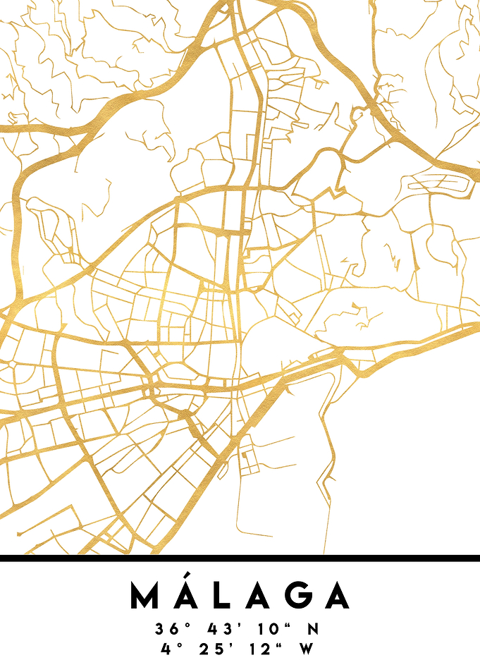 Malaga Map Spain
