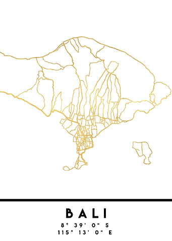 Bali Map Indonesia