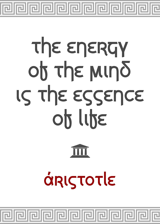 Aristotle Energy Mind Life