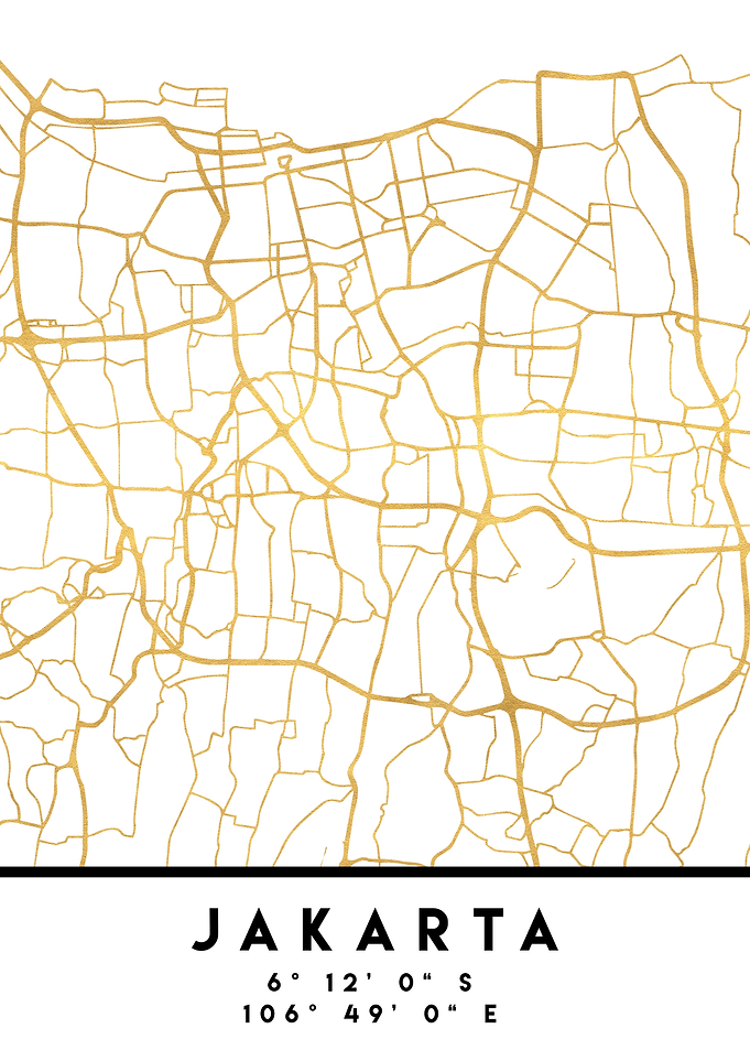 Jakarta Map Indonesia