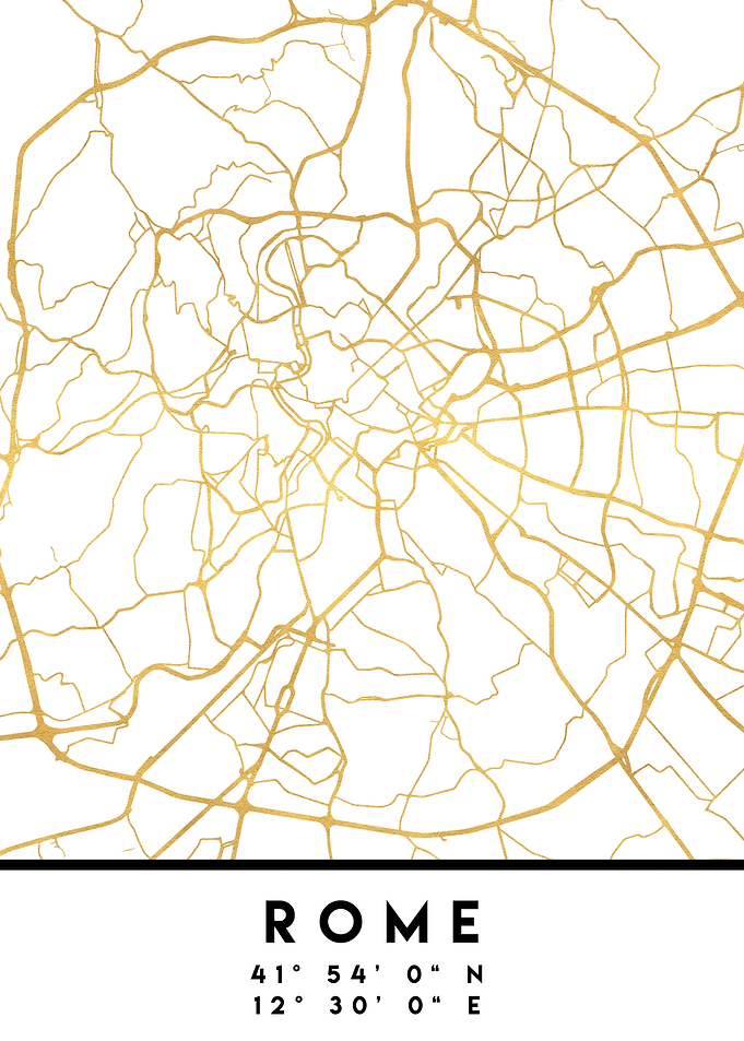 Rome Map Italy
