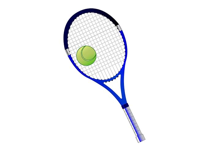 Tennis Racket And Ball