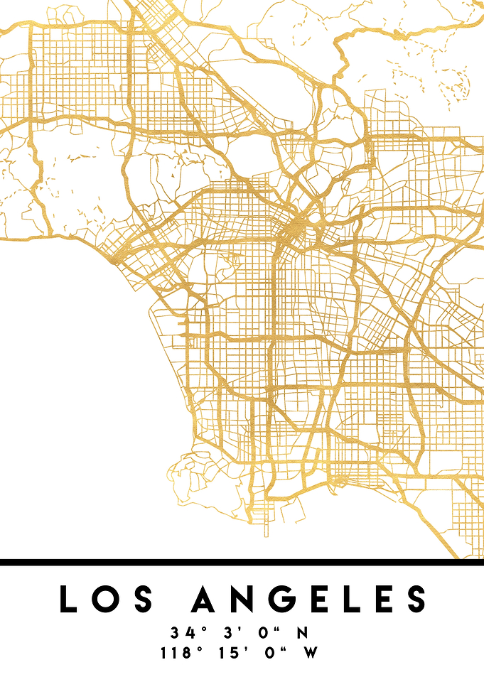 Los Angeles Map California