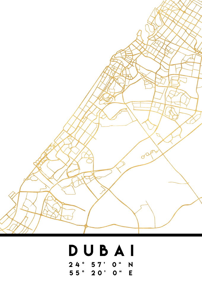 Dubai Map UAE