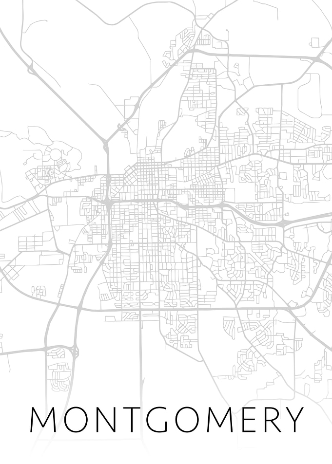 Montgomery Alabama City BW