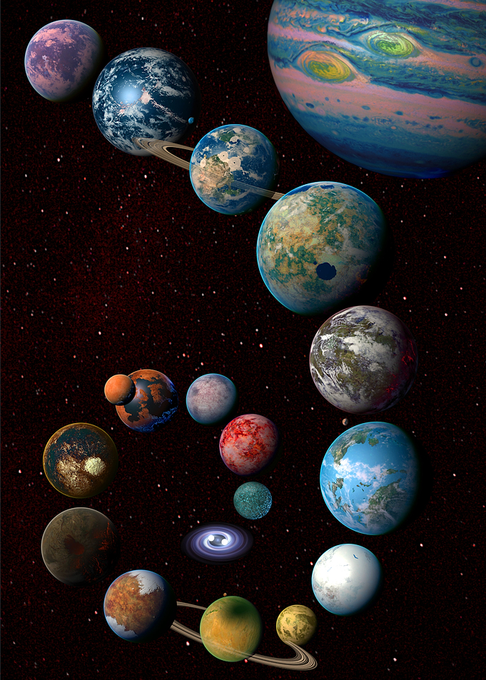A Spire of Planets