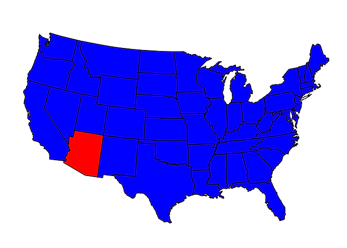 State of Arizona Location