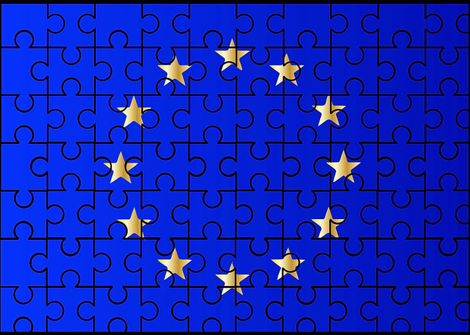 European Union Flag Jigsaw