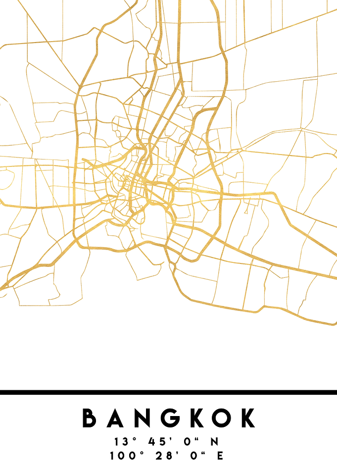 Bangkok Map Thailand