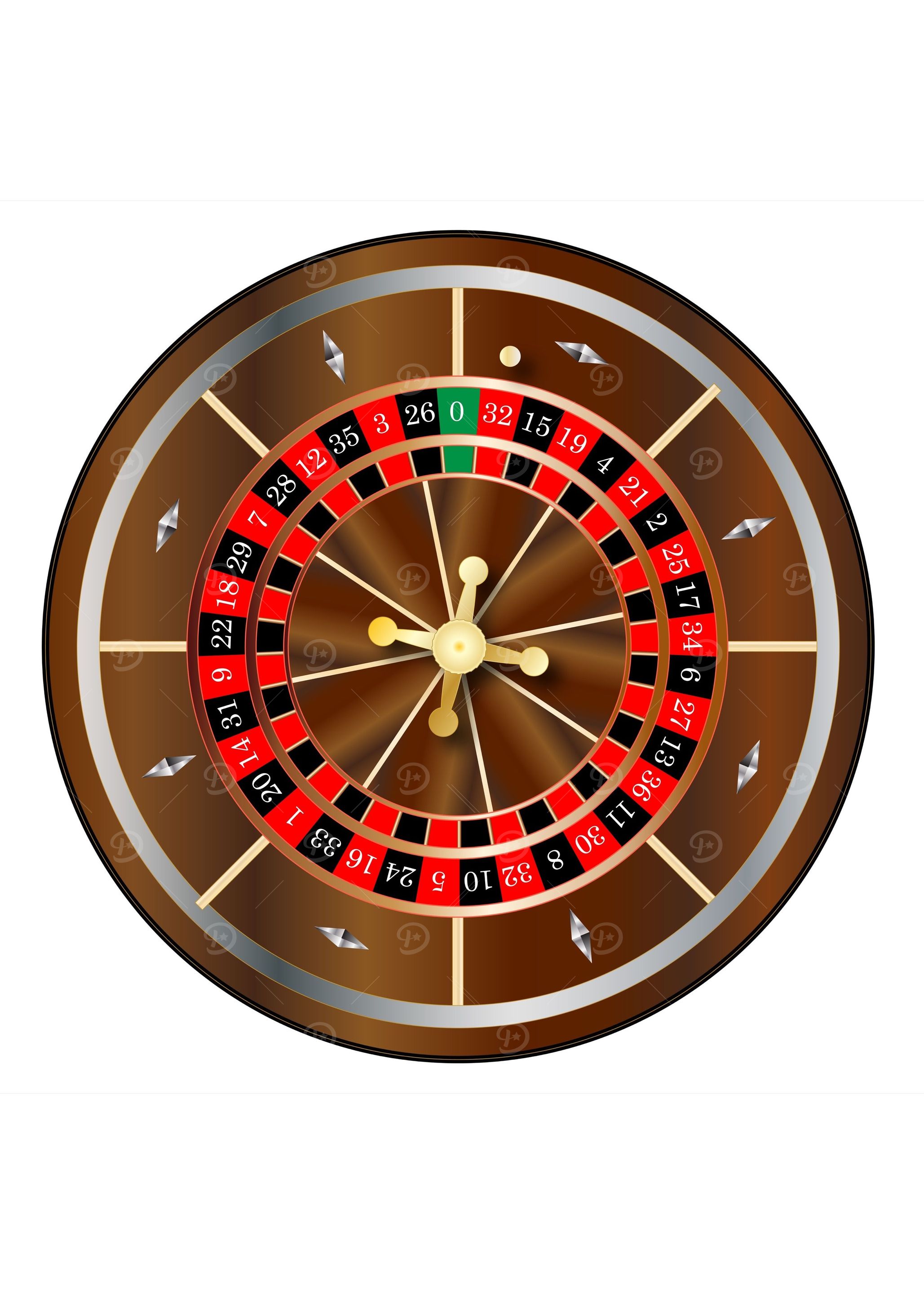 Roulette Wheel With Ball