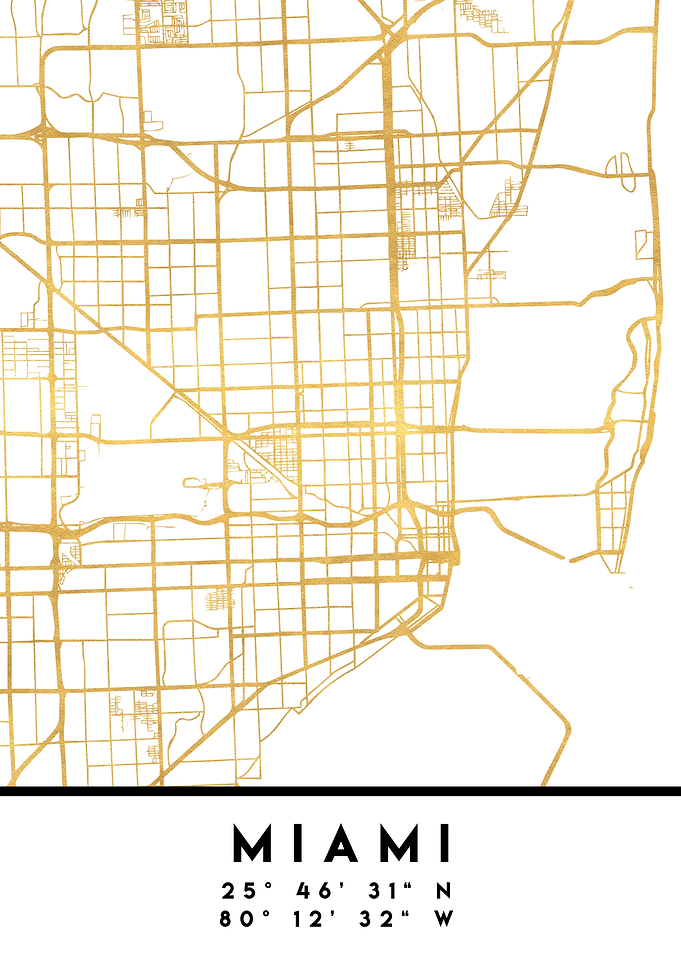Miami Map Florida