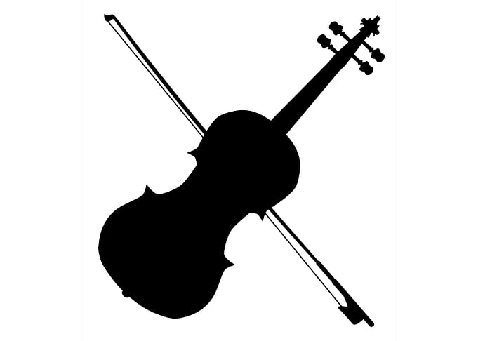 Fiddle Silhouette