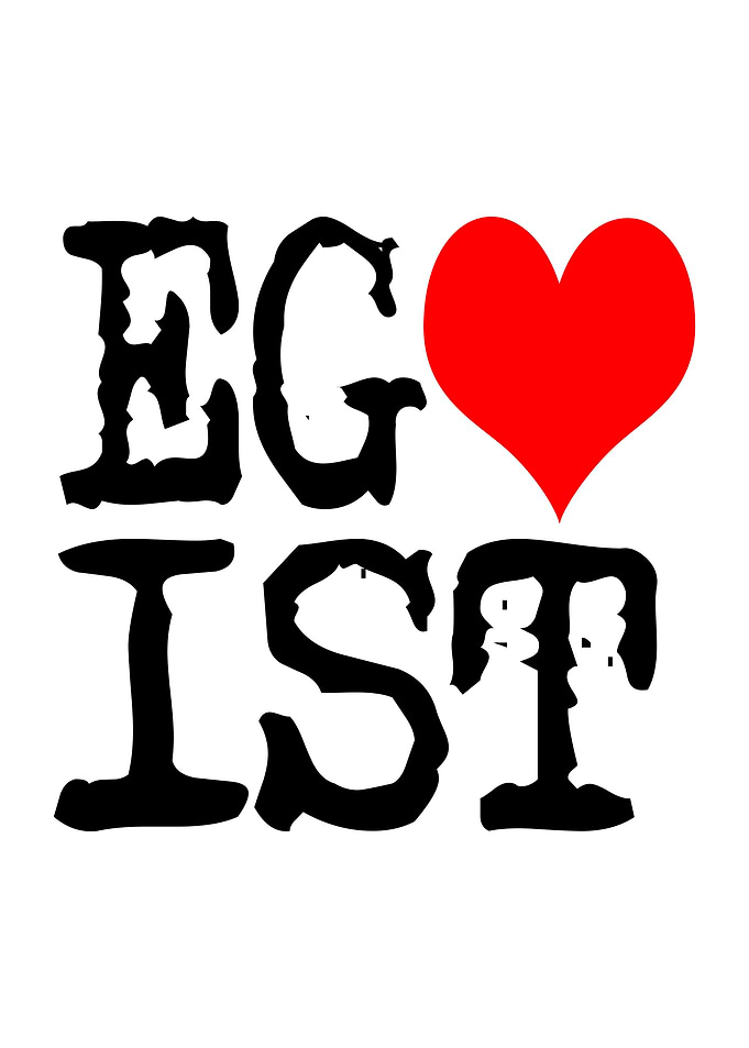 Egoist On White