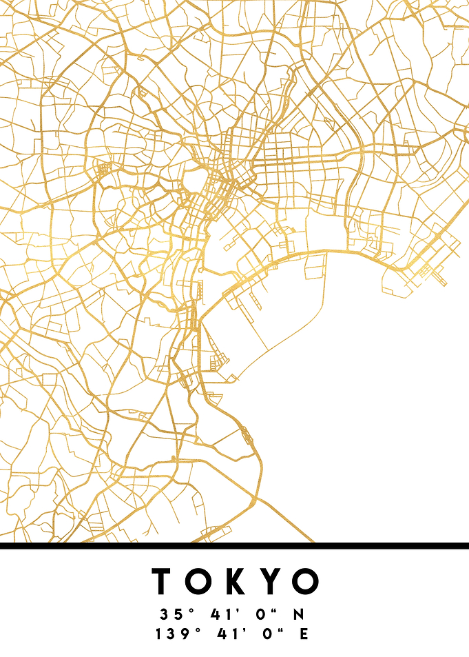 Tokyo Map Japan