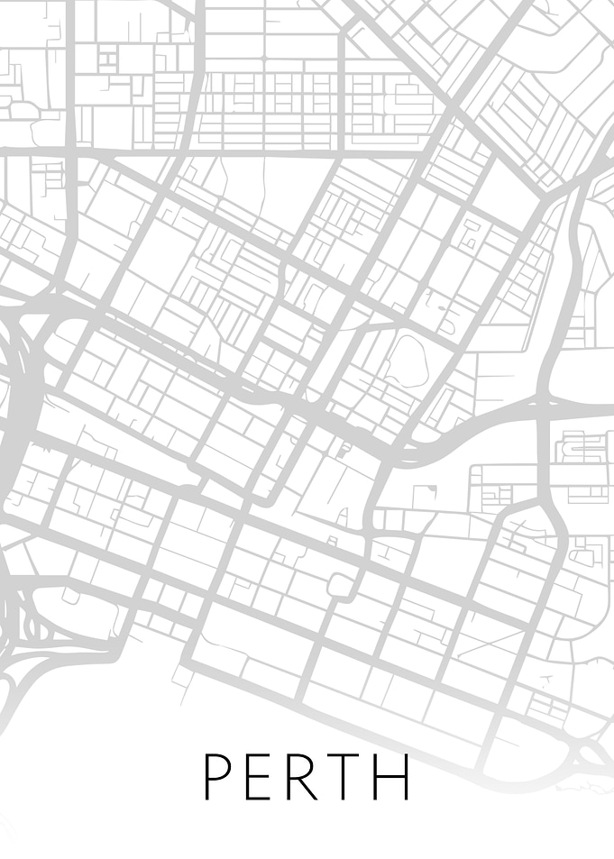 Perth Australia City Map
