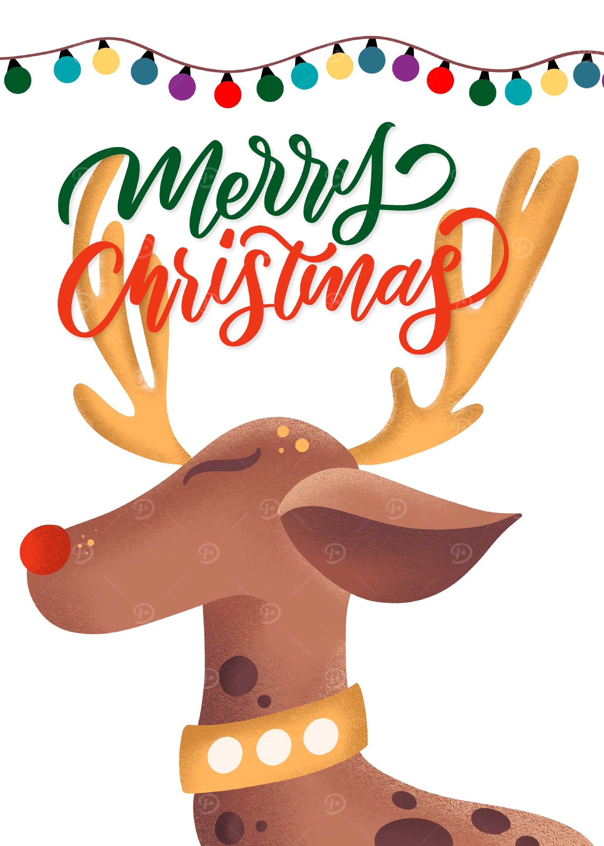 Merry Christmas Reindeer