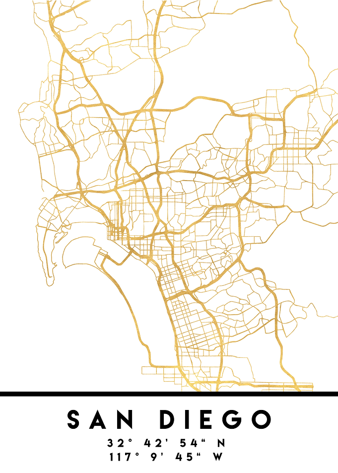 San Diego Map California
