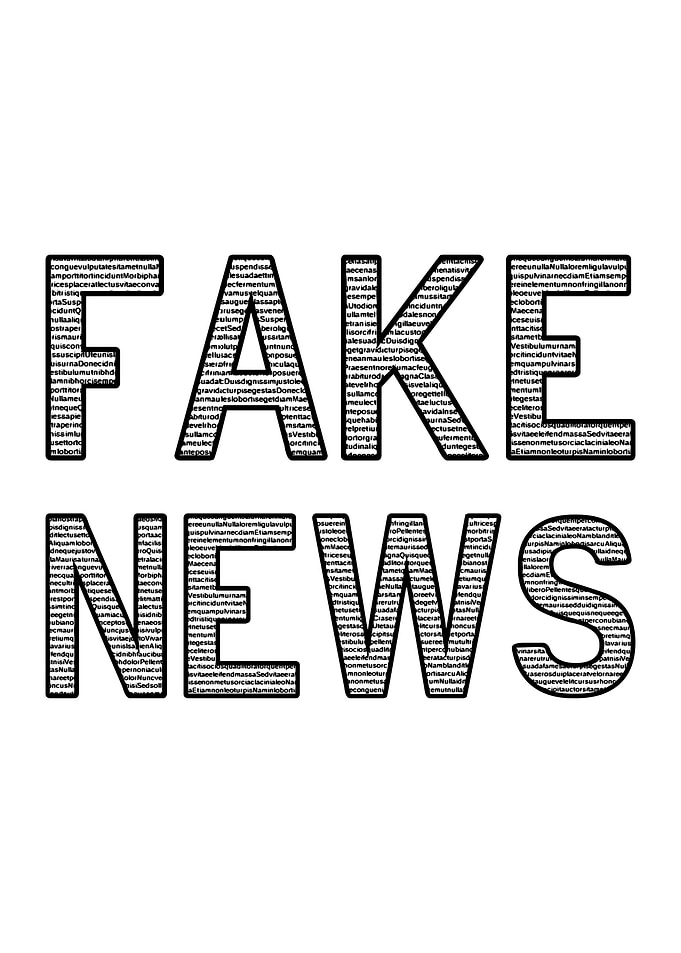 Fake News On White